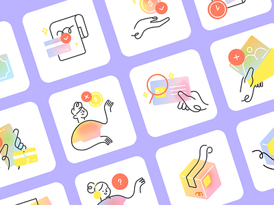 Hand-drawn Website Illustration Pack flat graphic design human icon iconset illustration illustrationpack