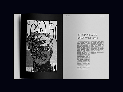 Eclecta art brand branding design digital graphic design illustration layout logo logodesign magazine poster type typography