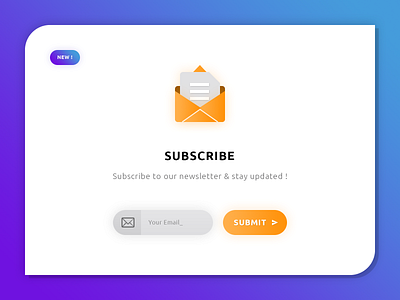 Newsletter subscribe banner brand branding card design emai mail icon folder icon graphic design illustration illustrator ai ligh theme newsletter photoshop psd plane print designer send button senior designer subscribe typo typography ui ux designer