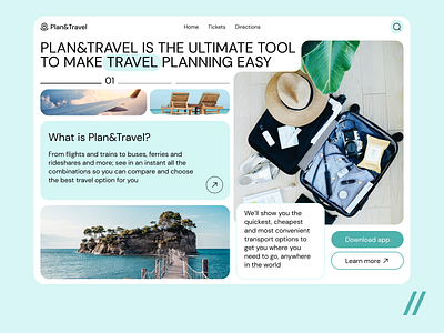 Travel Web Platform Design Template app design book dashboard interface landing landing page landing page design planning platform product design start up travel travel web ui ux web web design concept web design template website