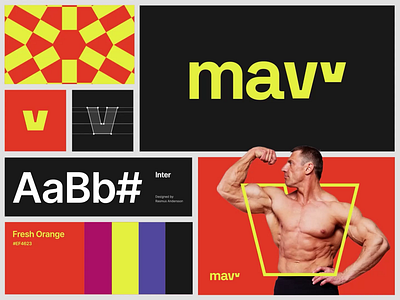 Mavv Supplements - Visual Identity animation brand brand guidelines brand identity branding creative design design exercise graphic design health product healthy identity layout design logo logo design logo motion logotype motion graphics supplements visual identity